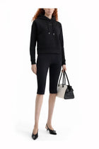 JACQUEMUS Women's The Grosgrain Hoodie Black, view 2