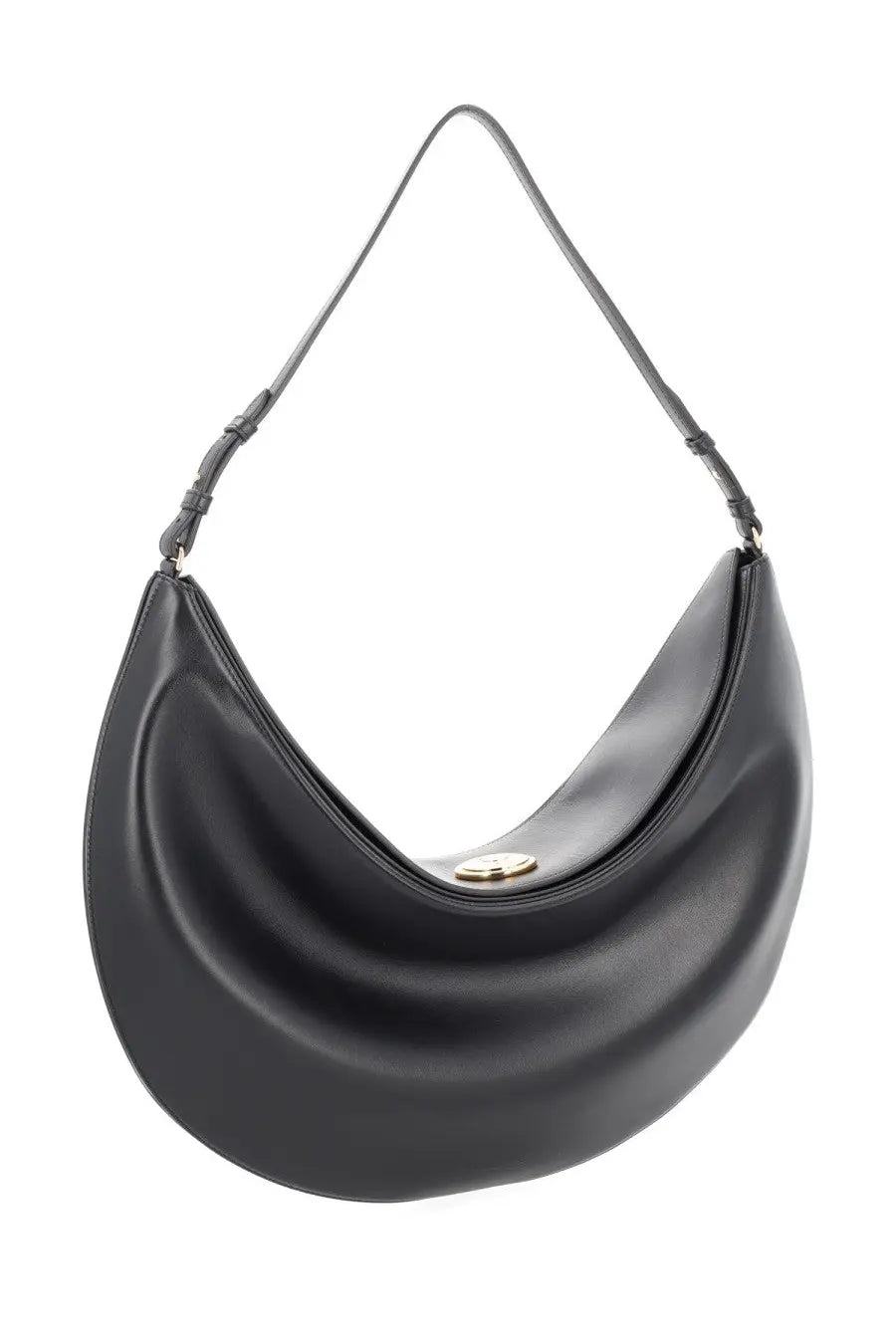 JACQUEMUS Women's Hobo Bag Ovalo Large Black, view 2