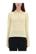 JACQUEMUS Women's Knitted Polo Yellow