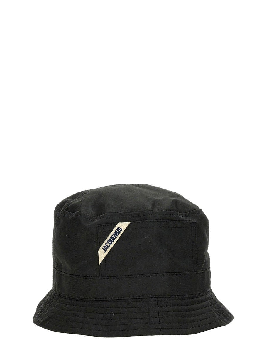 JACQUEMUS Women's LE Bob Ovalie Hat Black, view 2