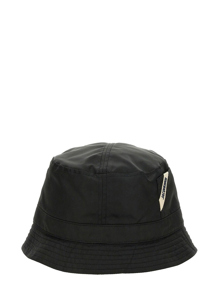JACQUEMUS Women's LE Bob Ovalie Hat Black, view 3