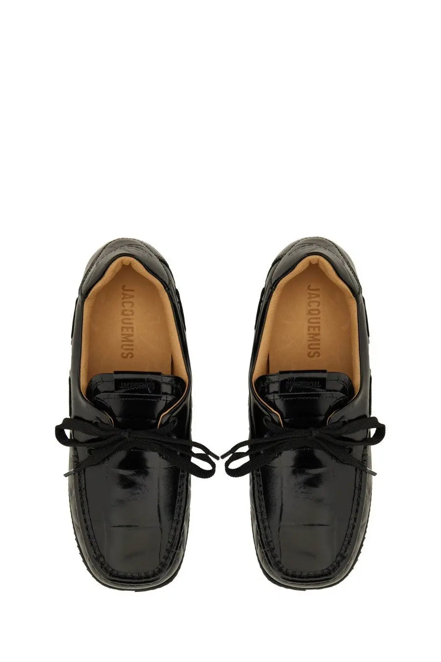 JACQUEMUS Women's Moccasin the Batto Black, view 6