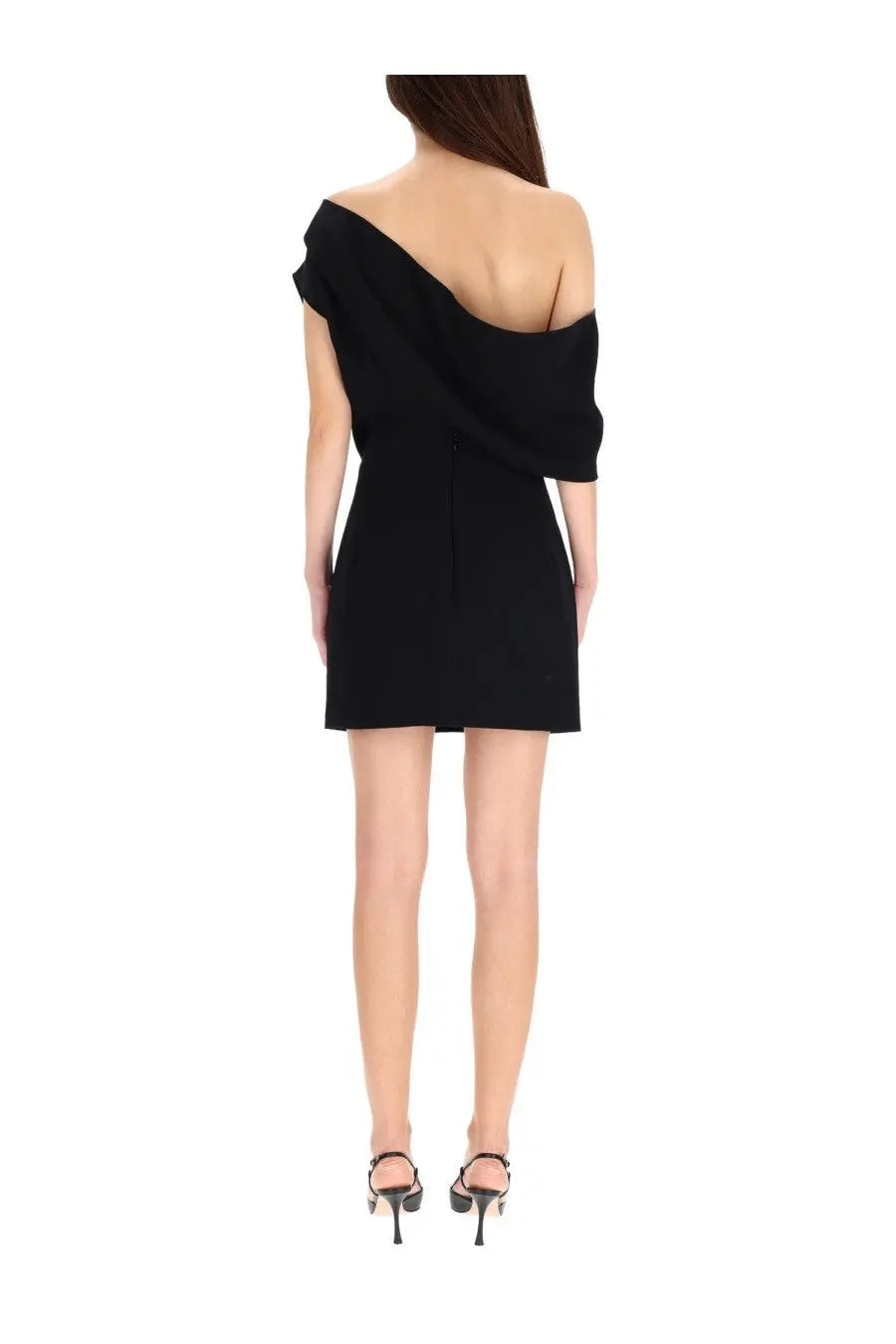 JACQUEMUS Women's Short Fish Dress Black, view 3