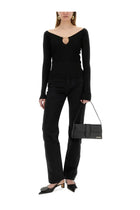 JACQUEMUS Women's The Top Praluce Black, view 2