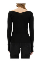 JACQUEMUS Women's The Top Praluce Black, view 3
