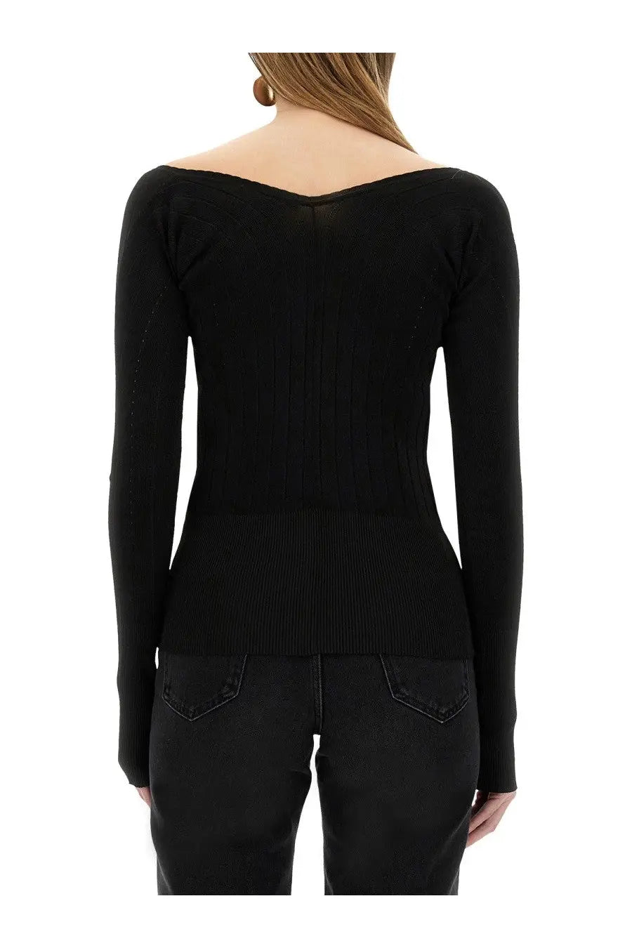 JACQUEMUS Women's The Top Praluce Black, view 3