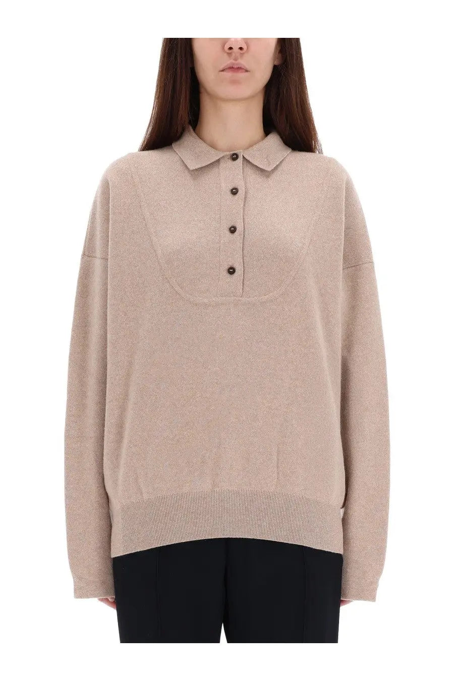 JACQUEMUS Women's Vareuse Balloon Sweater Beige