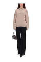 JACQUEMUS Women's Vareuse Balloon Sweater Beige, view 2