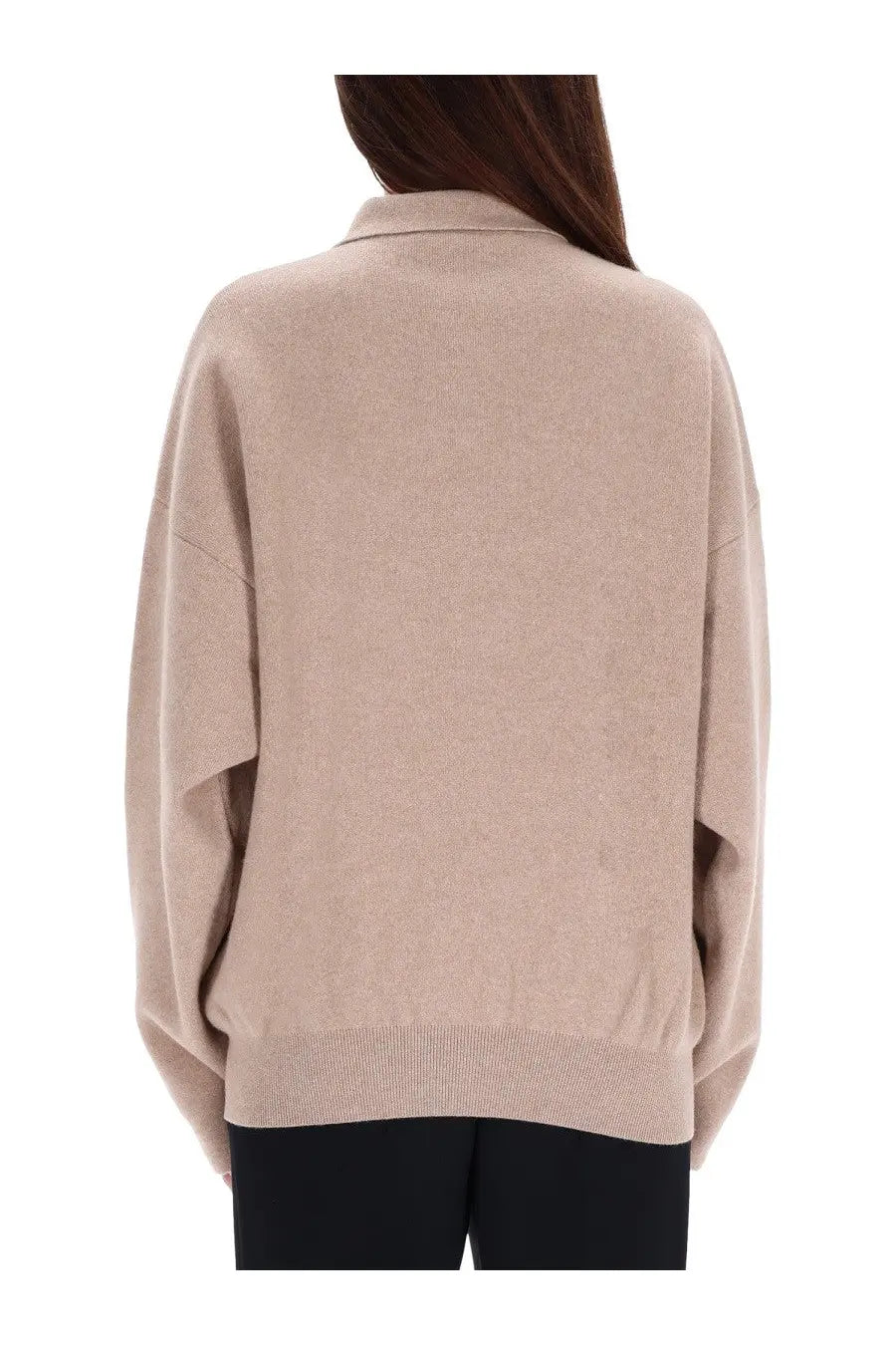JACQUEMUS Women's Vareuse Balloon Sweater Beige, view 3
