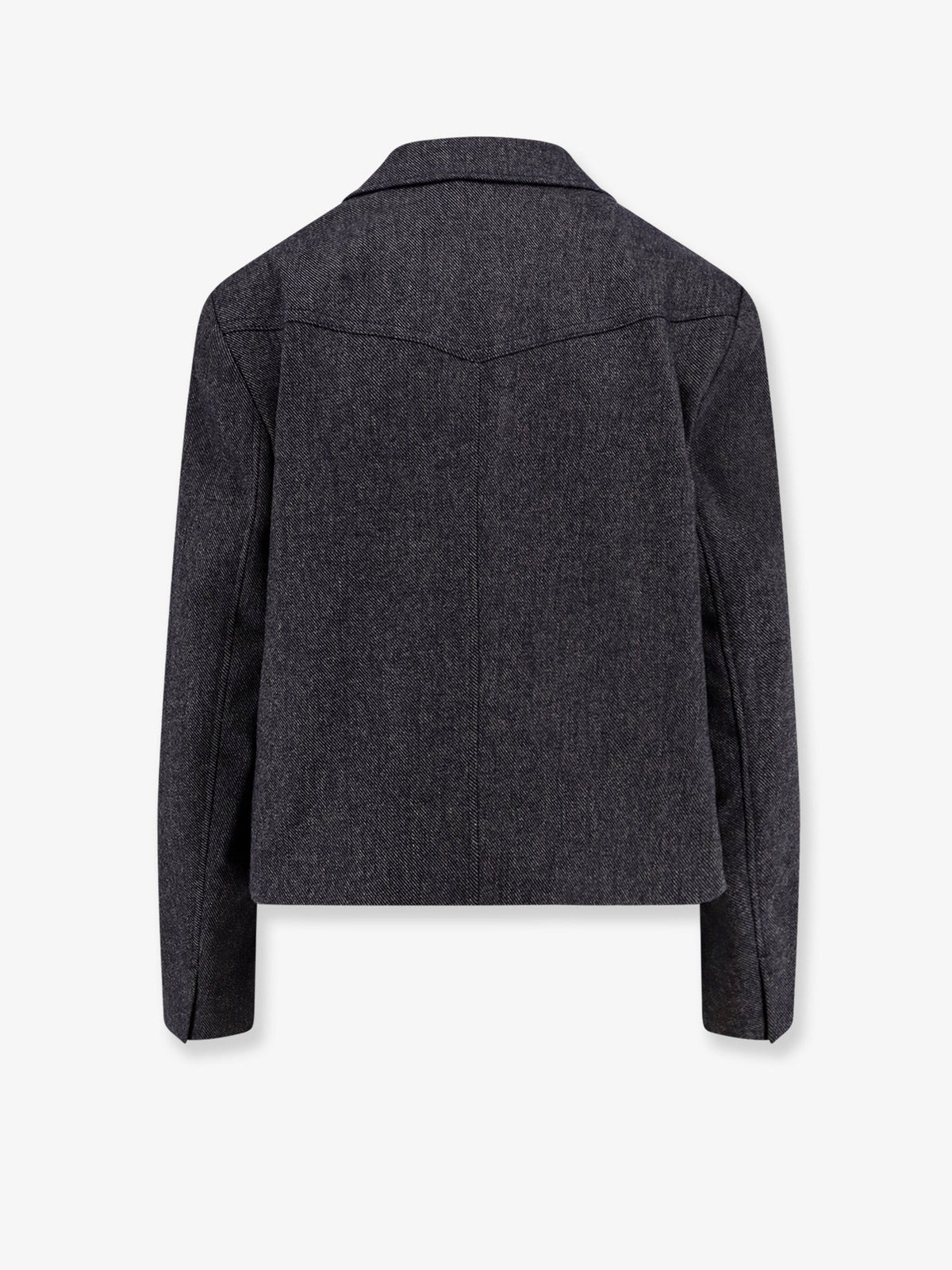 BOSS Women's Jafleni Double Breasted Wool Blend Blazer Blue