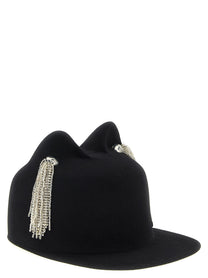 Maison Michel Jamie Hat Black