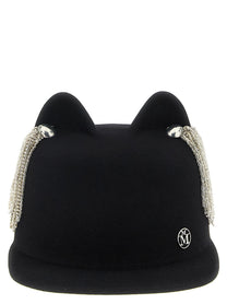 Maison Michel Jamie Hat Black
