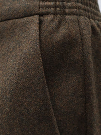 Loro Piana Men's Jan Virgin Wool and Cashmere Trousers Brown