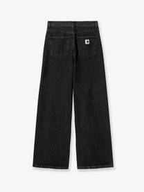 Carhartt Wip Women's Jane Black Denim Jeans Black