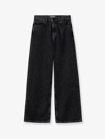 Carhartt Wip Women's Jane Black Denim Jeans Black