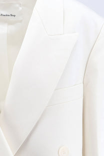 The Frankie Shop Women's Jane Viscose Blend Coat White