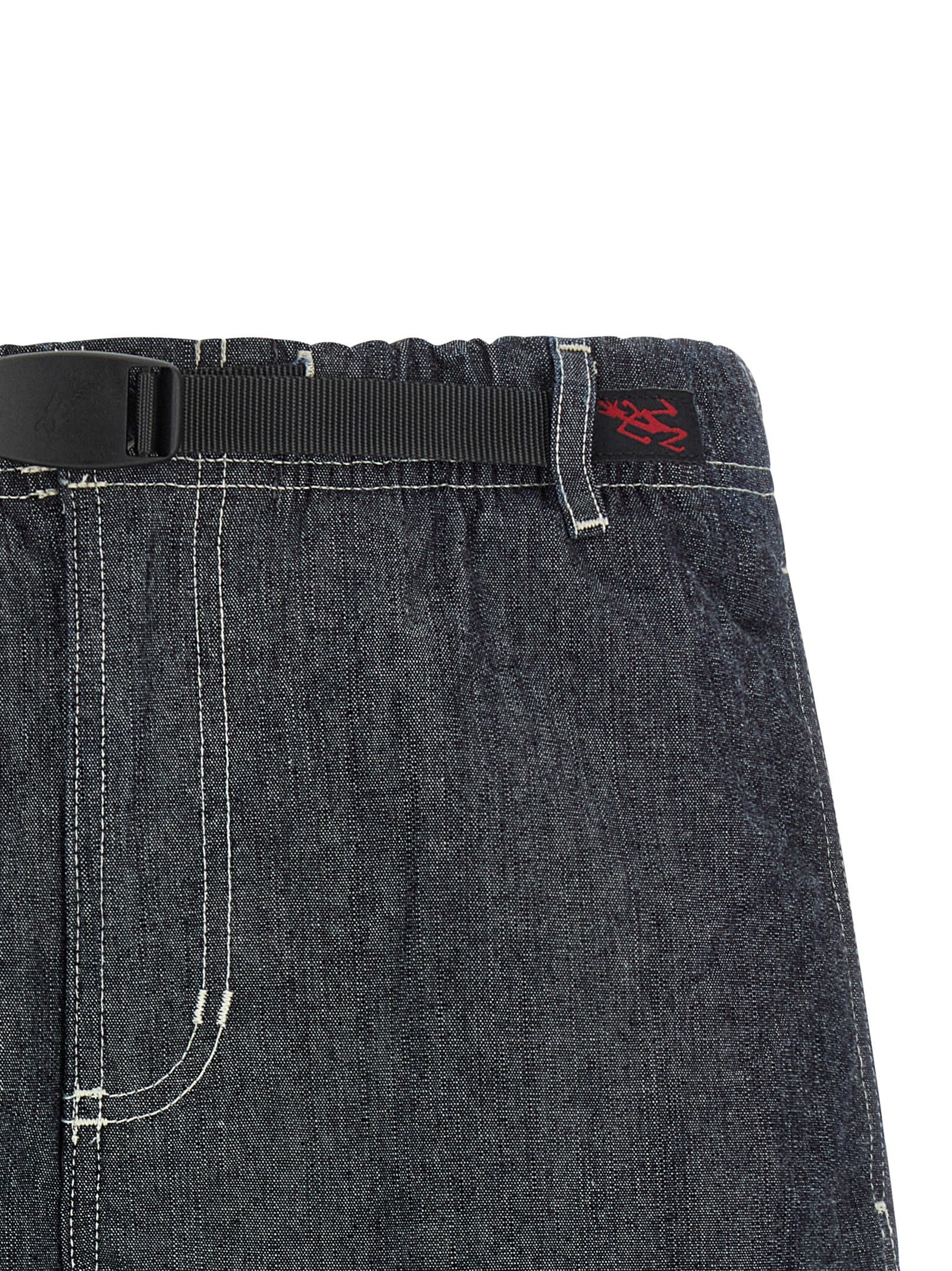 Gramicci Japanese Chambray Bermuda Shorts Blue