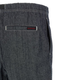 Gramicci Japanese Chambray Bermuda Shorts Blue