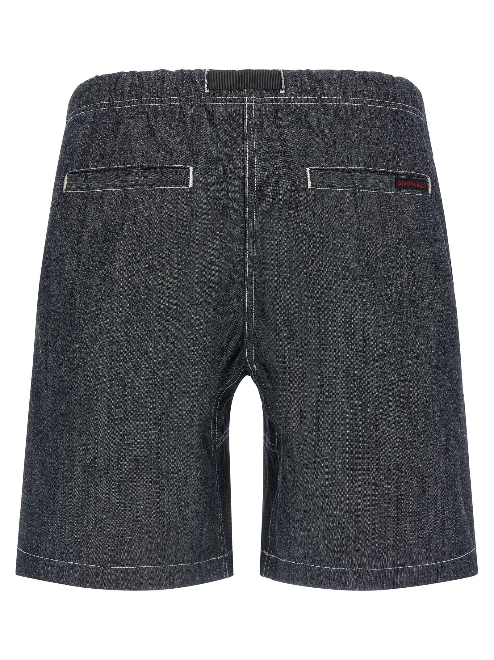 Gramicci Japanese Chambray Bermuda Shorts Blue