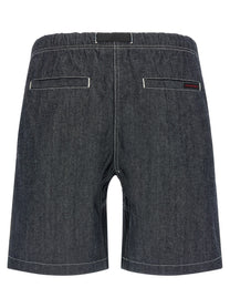 Gramicci Japanese Chambray Bermuda Shorts Blue