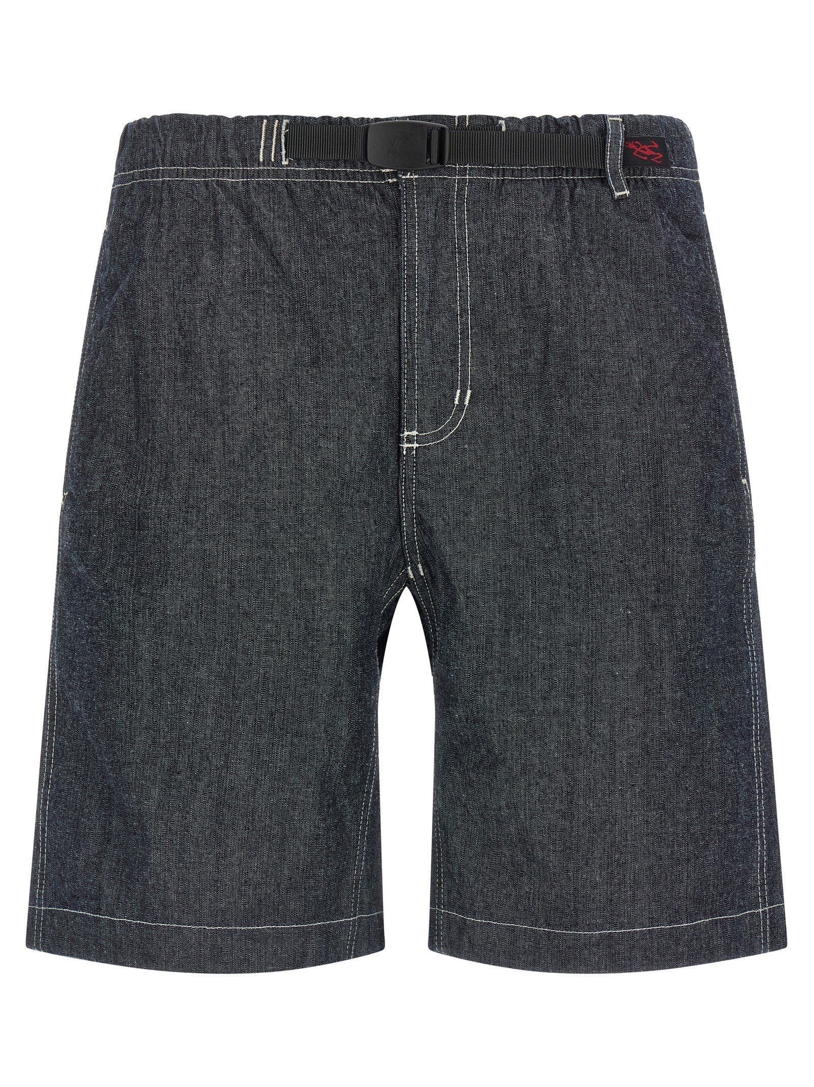Gramicci Japanese Chambray Bermuda Shorts Blue