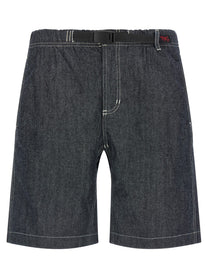 Gramicci Japanese Chambray Bermuda Shorts Blue