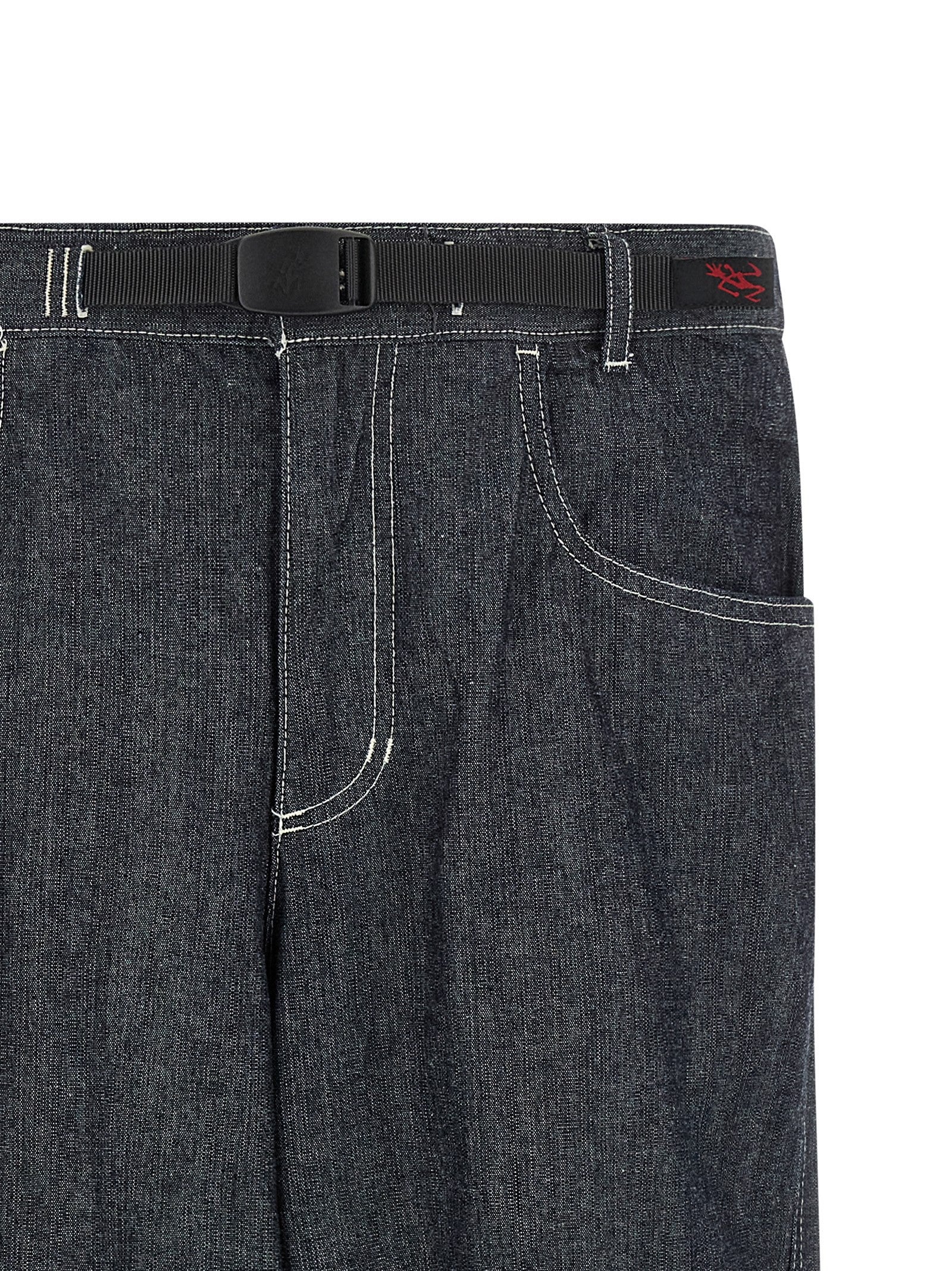 Gramicci Japanese Chambray Double Knee Jeans Blue
