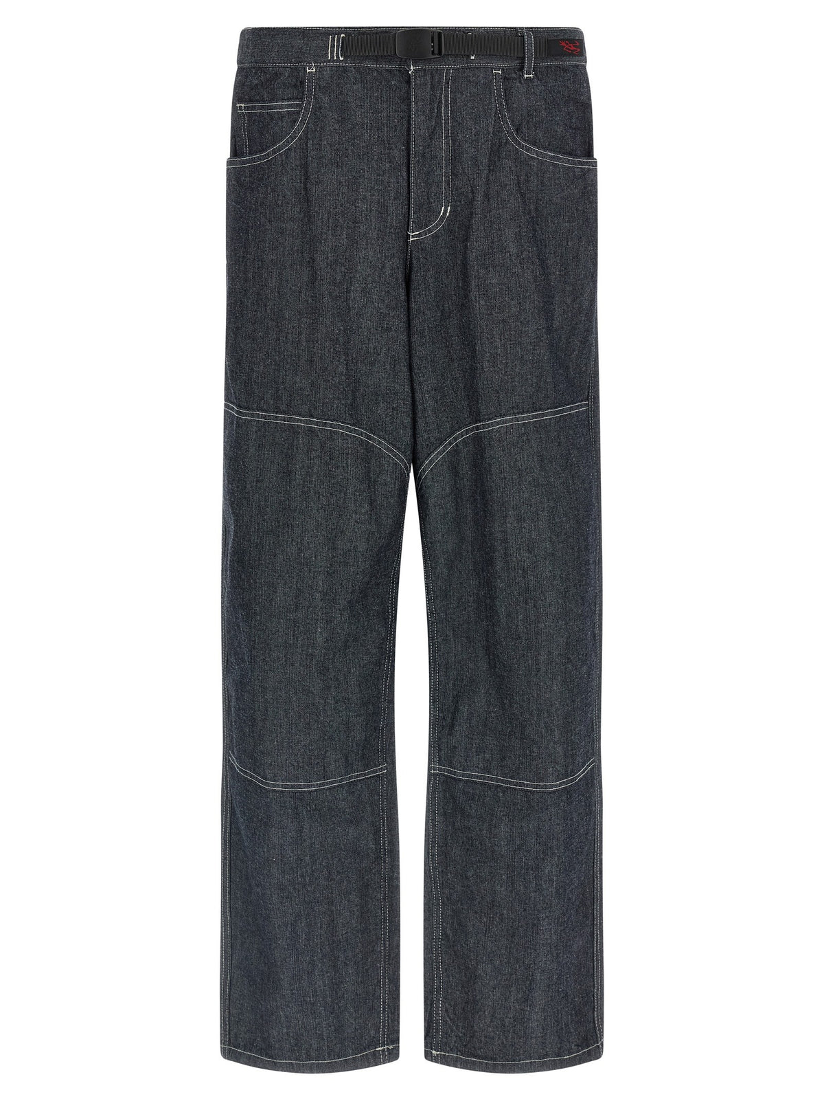 Gramicci Japanese Chambray Double Knee Jeans Blue