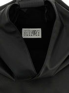 MM6 Maison Margiela Women's Japanese Triangular Shaped Tote Bag in Synthetic Leather Black, view 4