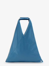 MM6 Maison Margiela Women's Japanese Classic Small Faux Leather Handbag Blue
