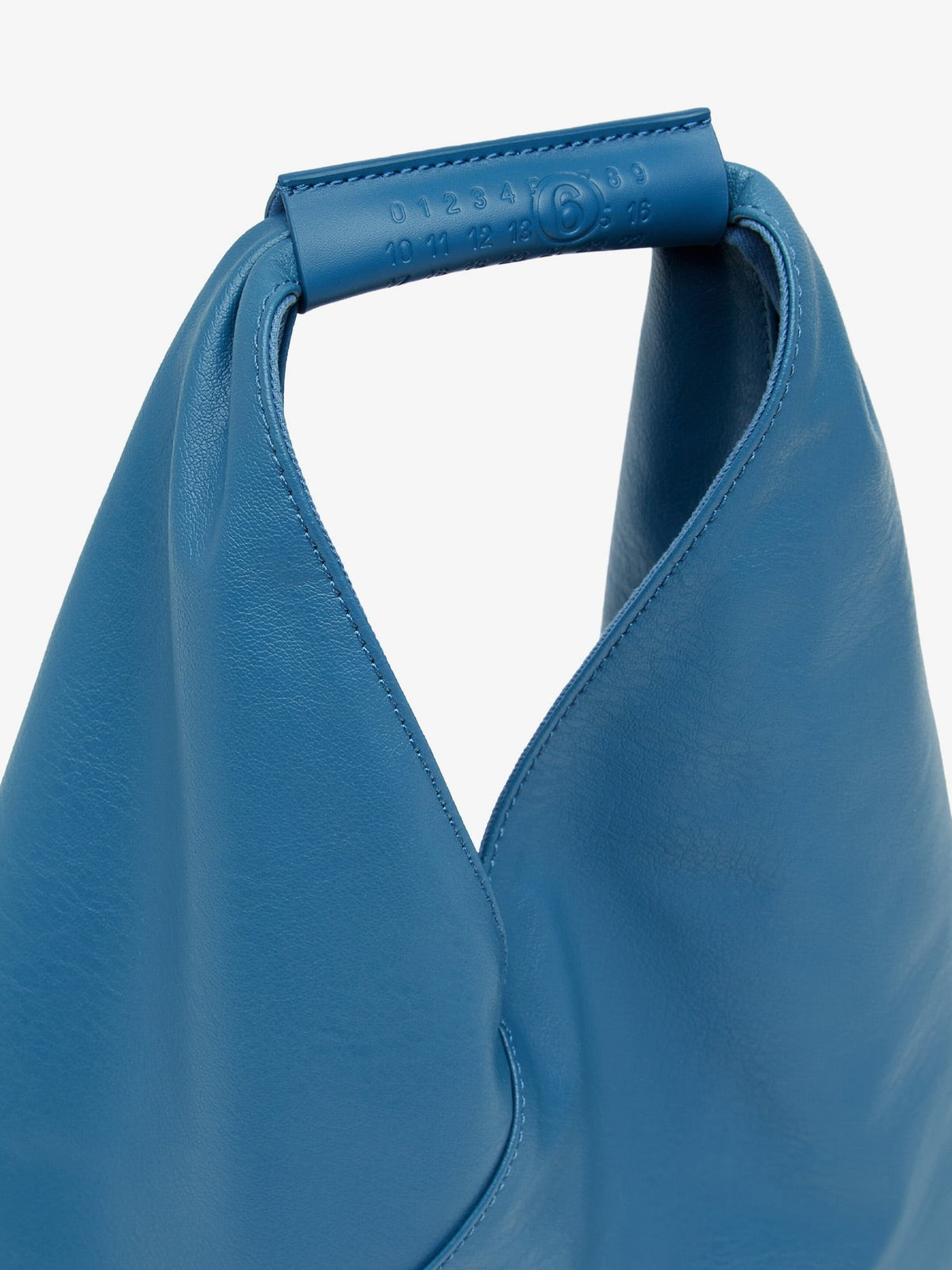 MM6 Maison Margiela Women's Japanese Classic Small Faux Leather Handbag Blue
