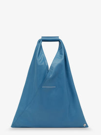 MM6 Maison Margiela Women's Japanese Classic Small Faux Leather Handbag Blue