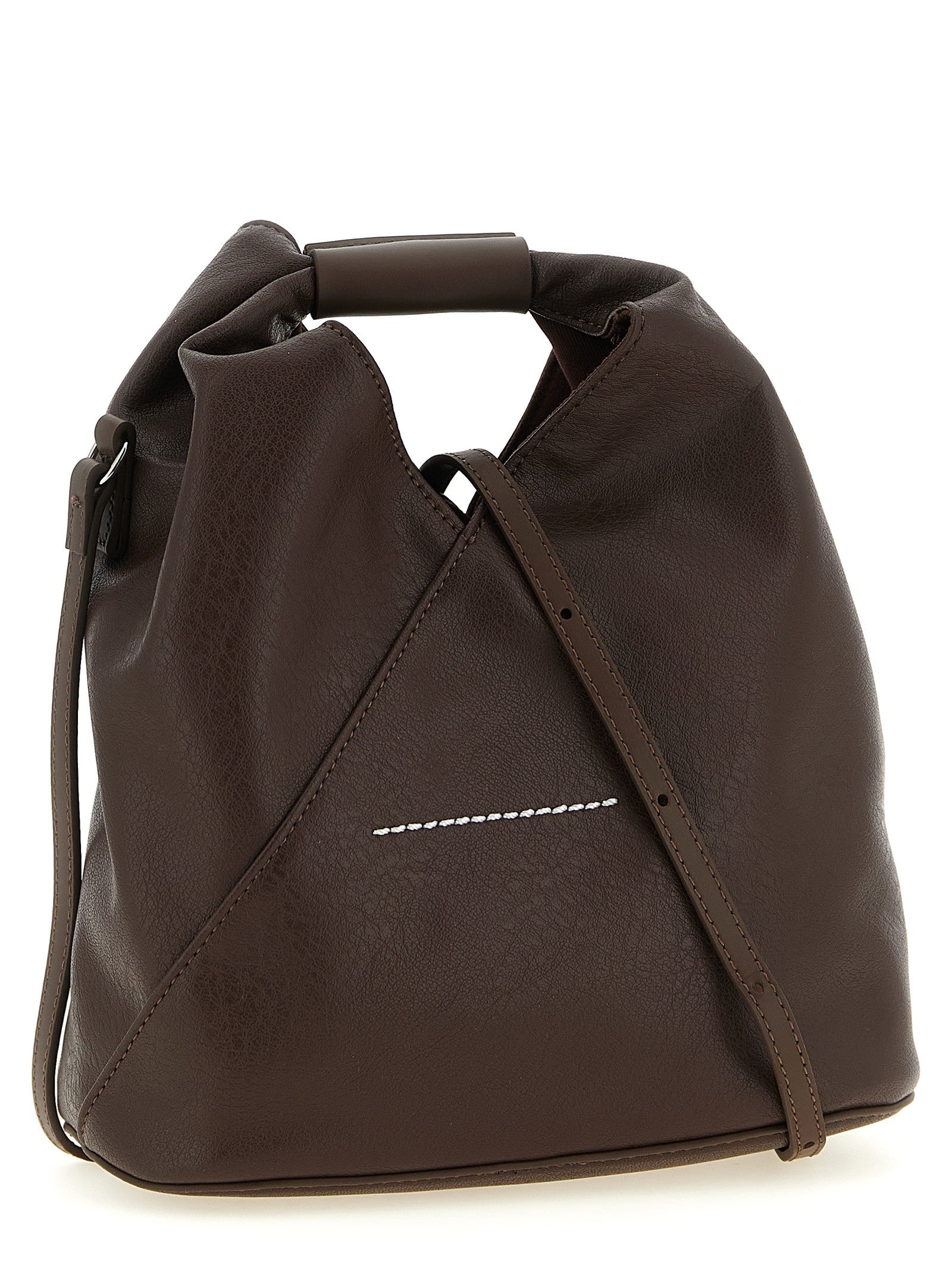 MM6 Maison Margiela Women's Japanese Leather Crossbody Bag Black