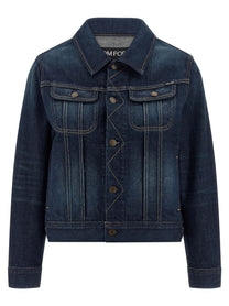 Tom Ford Japanese Denim Jacket Blue