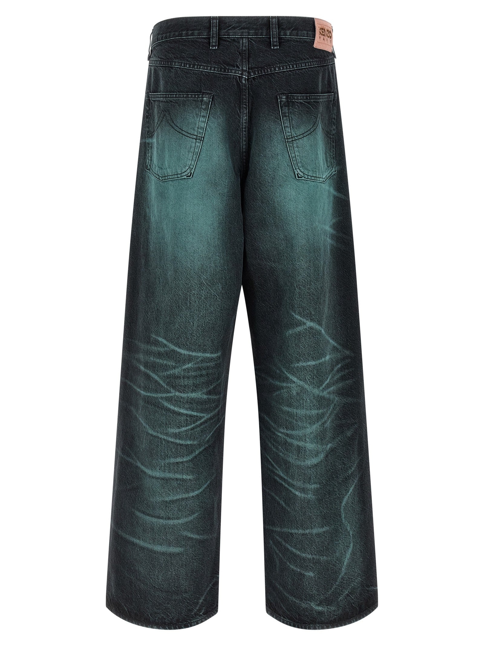 Kenzo Japanese Denim Jeans Blue