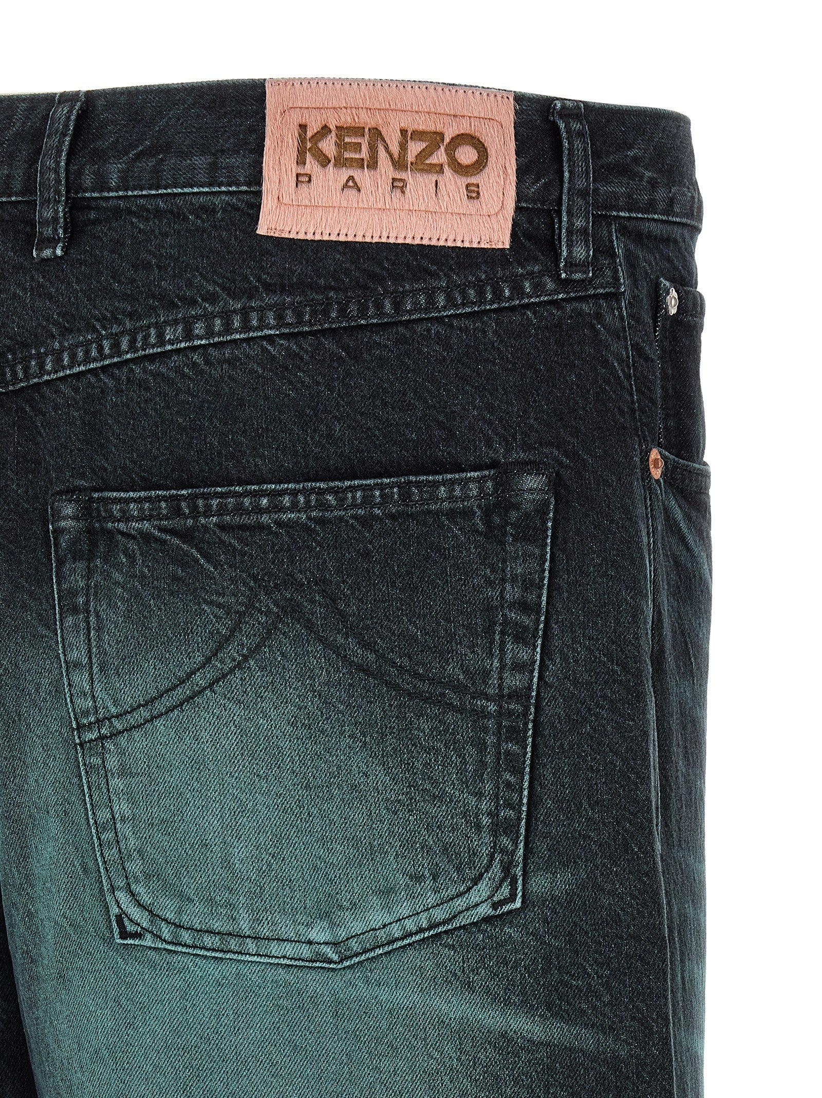 Kenzo Japanese Denim Jeans Blue
