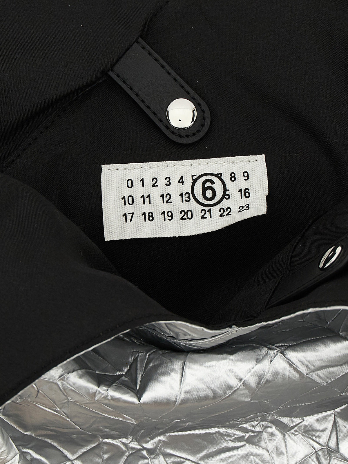 MM6 Maison Margiela Japanese Foldable Shopping Bag Silver