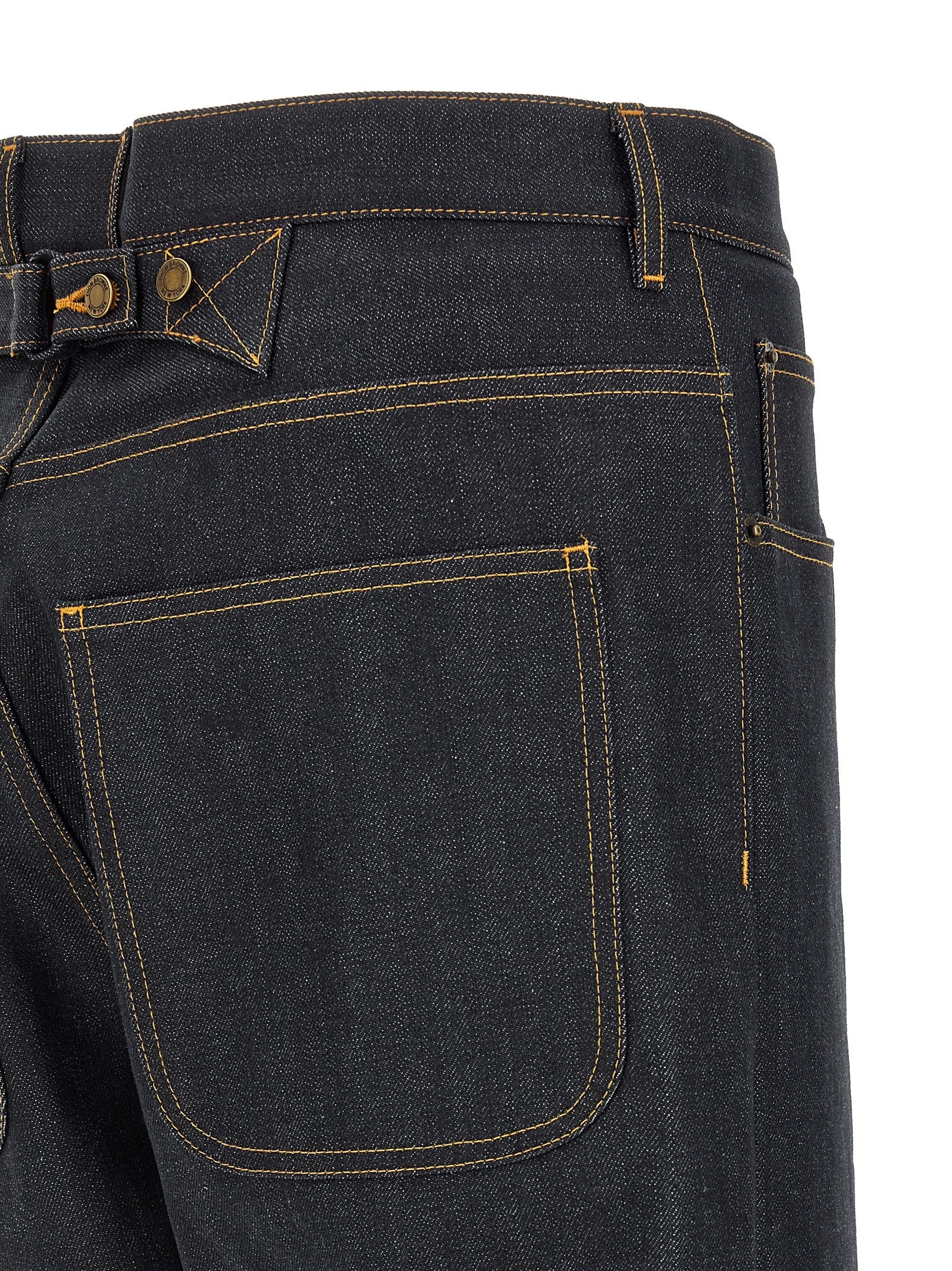 Thom Browne Japanese Selvedge Denim Jeans Blue