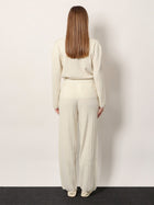 Max Mara Women's Jardin Cashmere Trousers White, view 3