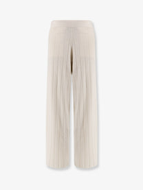 Max Mara Women's Jardin Cashmere Trousers White