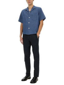 Aspesi Men's Jarvis Shirt Blue Aspesi