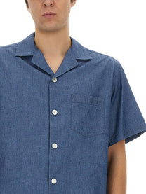 Aspesi Men's Jarvis Shirt Blue Aspesi
