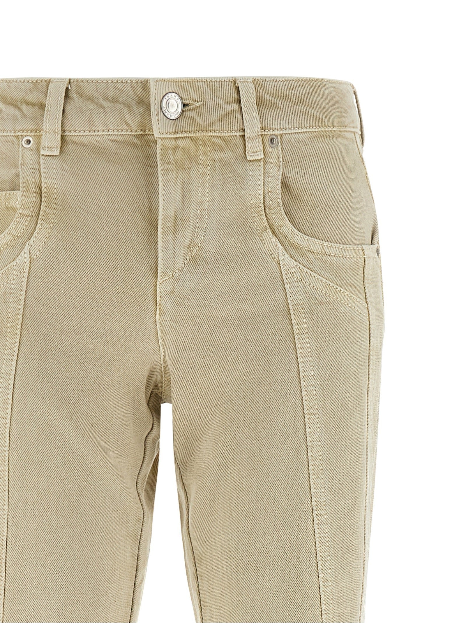 Isabel Marant Étoile Jaylis Jeans Beige