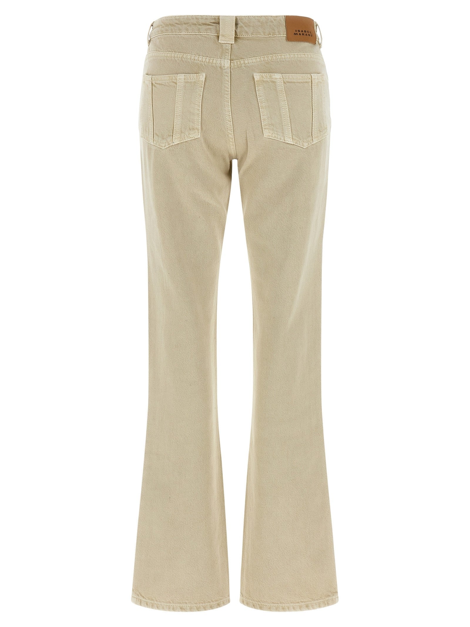 Isabel Marant Étoile Jaylis Jeans Beige