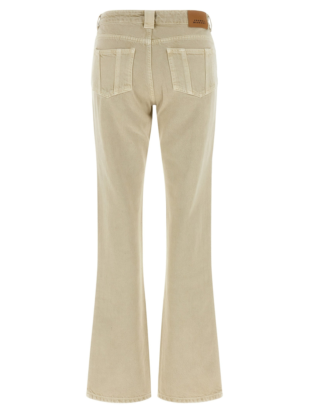 Isabel Marant Étoile Jaylis Jeans Beige, view 2