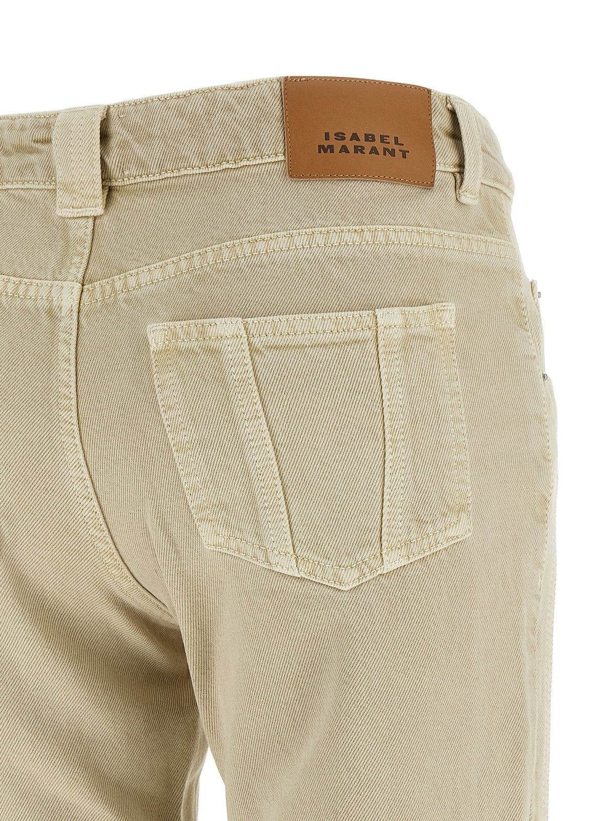Isabel Marant Étoile Jaylis Jeans Beige