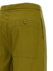 Maison Jejia Jean Pants Green, view 4