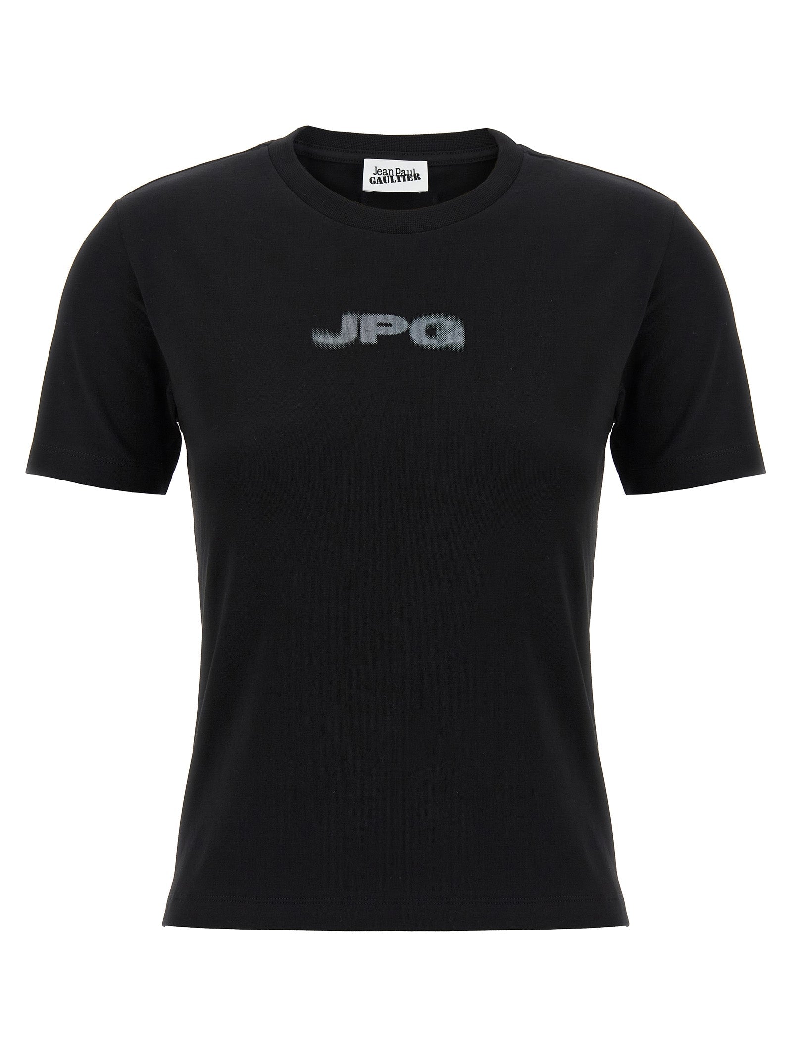 JEAN PAUL GAULTIER - JEAN PAUL GAULTIER - ’The Black JPG Baby Tee’ T-shirt - Women’s Tops