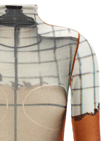 JEAN PAUL GAULTIER - JEAN PAUL GAULTIER - ’The Fire’ bodysuit - Women’s Top