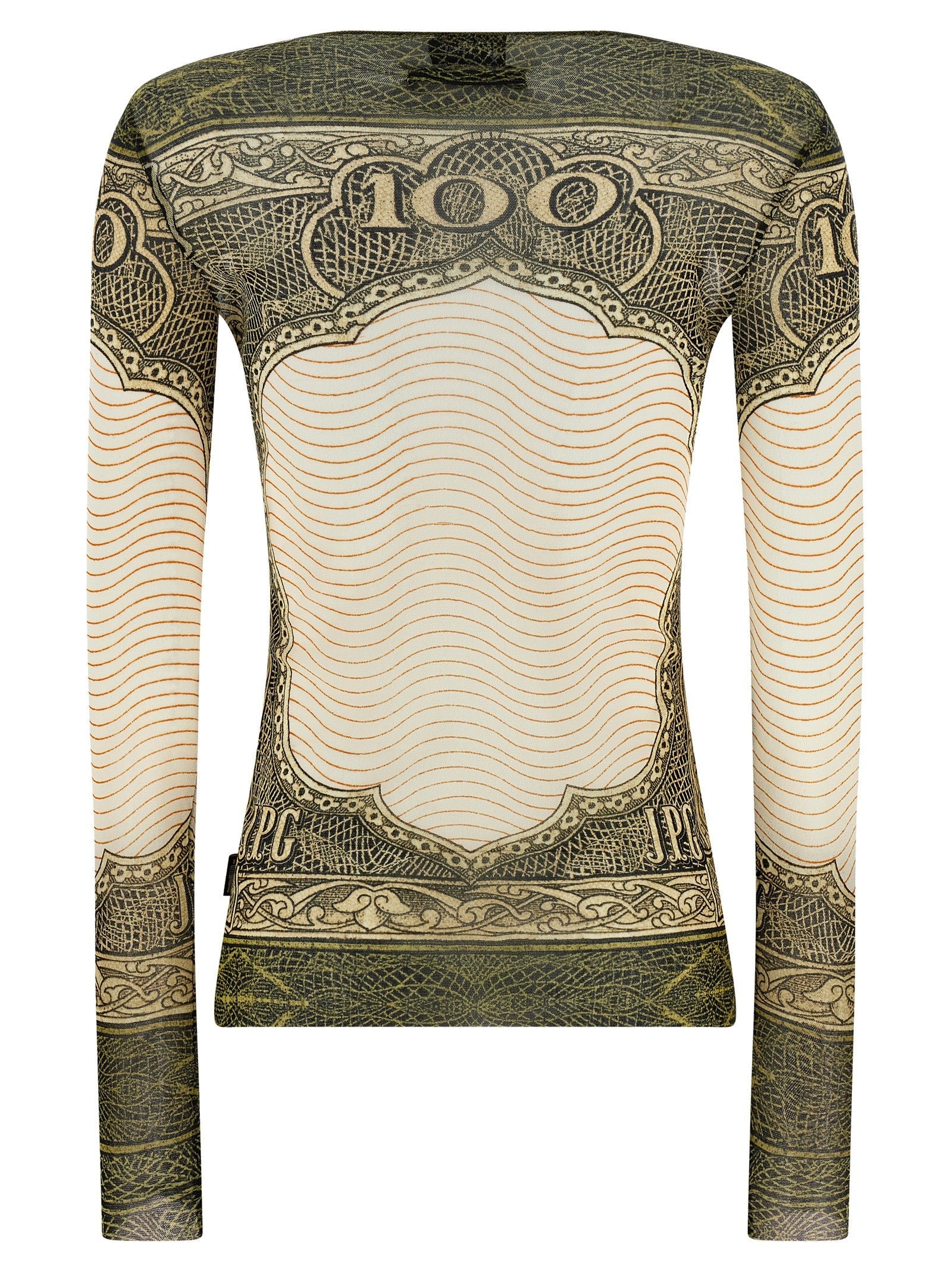 JEAN PAUL GAULTIER - JEAN PAUL GAULTIER - ’Re-edition - The Green Cartouche’ top - Women’s Tops